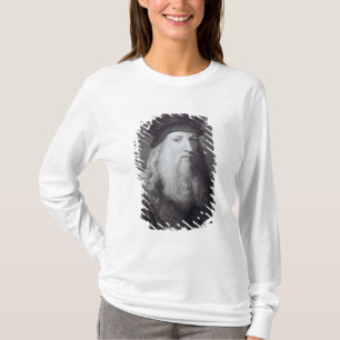 Leonardo da Vinci, gegraveerd door Raphael T-shirt
