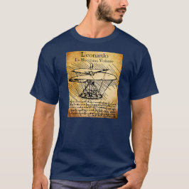 Leonardo da Vinci Helicopter T-shirt