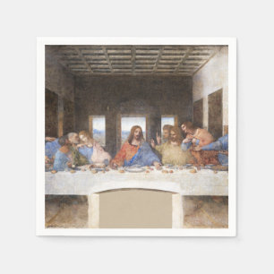Leonardo da Vinci Het Laatste Avondmaal Kunstschil Servet