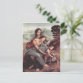 Leonardo da Vinci Hl. Anna Selbdritt, Szene: Hl. A Briefkaart (Staand voorkant)