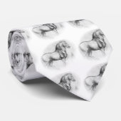 Leonardo Da Vinci Horse stropdas (Opgerold)