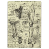 Leonardo da Vinci  Menselijke Anatomie Larynxbeen Klembord (Achterkant)