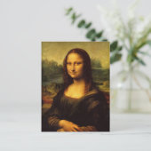 Leonardo Da Vinci Mona Lisa Briefkaart (Staand voorkant)
