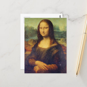 Leonardo da Vinci - Mona Lisa Briefkaart