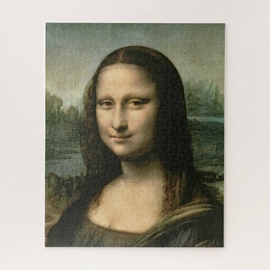 Leonardo da Vinci | Mona Lisa, c.1503-6 Legpuzzel (Verticaal)