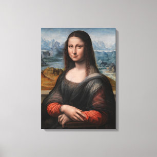 Leonardo da Vinci Mona Lisa Canvas Afdruk