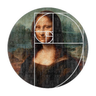Leonardo da Vinci Mona Lisa Fibonacci-reeks Snijplank