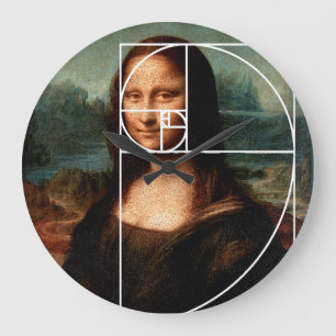 Leonardo da Vinci Mona Lisa Fibonacci sequentie Grote Klok