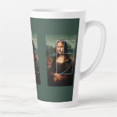 Leonardo da Vinci Mona Lisa Fibonacci sequentie Latte Mok (Rechts)