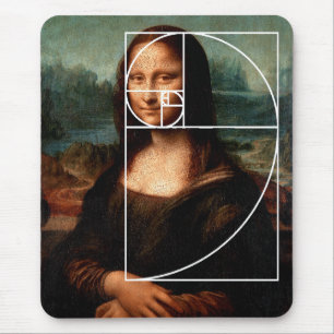 Leonardo da Vinci Mona Lisa Fibonacci sequentie Muismat