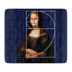 Leonardo da Vinci Mona Lisa Fibonacci sequentie Snijplank