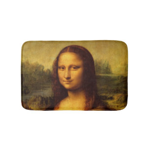 Leonardo Da Vinci Mona Lisa Fine Art Painting Badmat