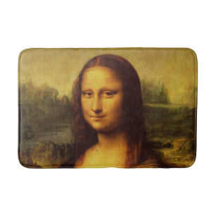 Leonardo Da Vinci Mona Lisa Fine Art Painting Badmat