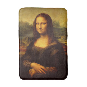 Leonardo Da Vinci Mona Lisa Fine Art Painting Badmat