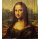 Leonardo Da Vinci Mona Lisa Fine Art Painting Douchegordijn (Voorkant)