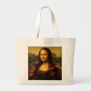 Leonardo Da Vinci Mona Lisa Fine Art Painting Grote Tote Bag