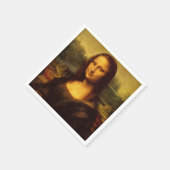 Leonardo Da Vinci Mona Lisa Fine Art Painting Servetten (Hoek)