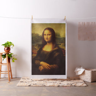 Leonardo Da Vinci Mona Lisa Fine Art Painting Stof