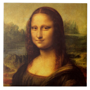 Leonardo Da Vinci Mona Lisa Fine Art Painting Tegeltje