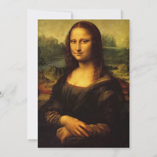 Leonardo da Vinci | Mona Lisa Kaart (Voorkant)