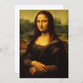 Leonardo da Vinci | Mona Lisa Kaart (Voorkant / Achterkant)