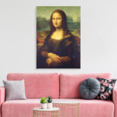 Leonardo da Vinci, Mona Lisa, La Gioconda Canvas Afdruk (Insitu (Woonkamer))