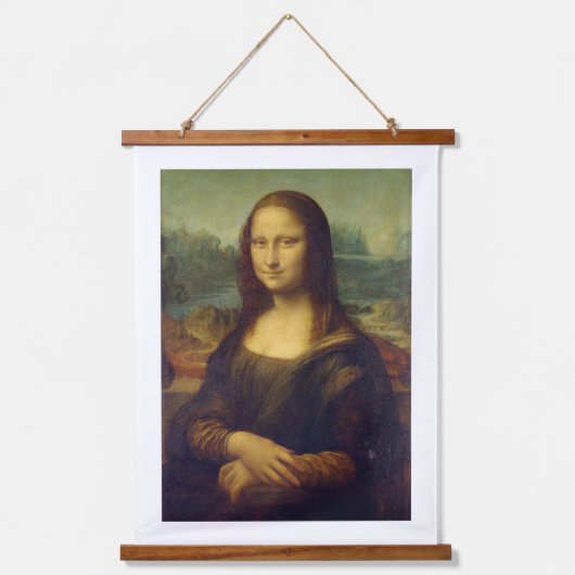 Leonardo da Vinci, Mona Lisa, La Gioconda Hangend Wandkleed (Voorkant)