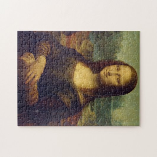 Leonardo da Vinci, Mona Lisa, La Gioconda Legpuzzel (Horizontaal)