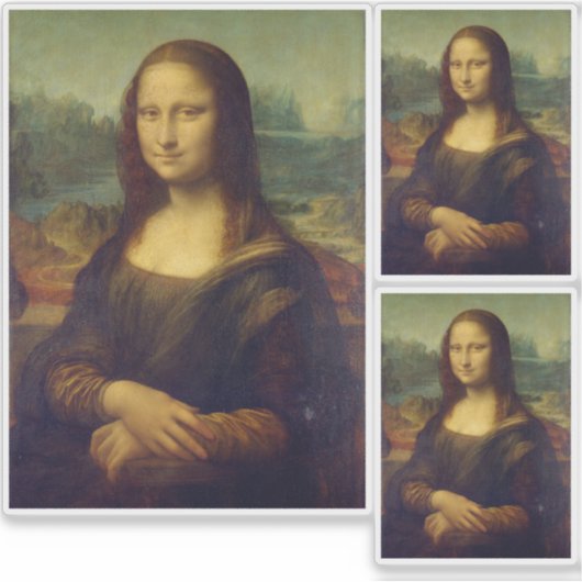 Leonardo da Vinci, Mona Lisa, La Gioconda Sticker (Voorkant)