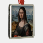 Leonardo da Vinci | Mona Lisa Metalen Ornament (Rechts)