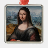 Leonardo da Vinci | Mona Lisa Metalen Ornament (Voorkant)