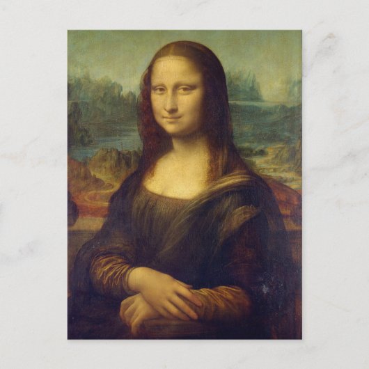 Leonardo da Vinci - Mona Lisa Painting Briefkaart (Voorkant)