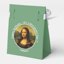 Leonardo da Vinci Mona Lisa Party Collectie Bedankdoosjes