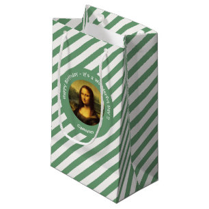 Leonardo da Vinci Mona Lisa Party Collectie Klein Cadeauzakje