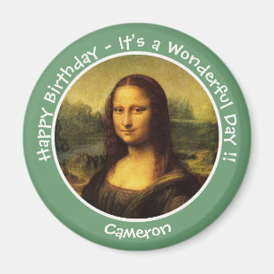 Leonardo da Vinci Mona Lisa Party Collectie Magneet
