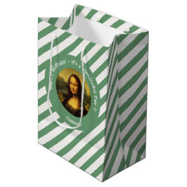 Leonardo da Vinci Mona Lisa Party Collectie Medium Cadeauzakje