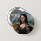 Leonardo da Vinci | Mona Lisa Ronde Button 5,7 Cm (Voorkant /achterkant)