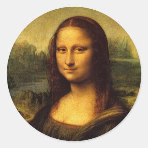 Leonardo da Vinci Mona Lisa Ronde Sticker