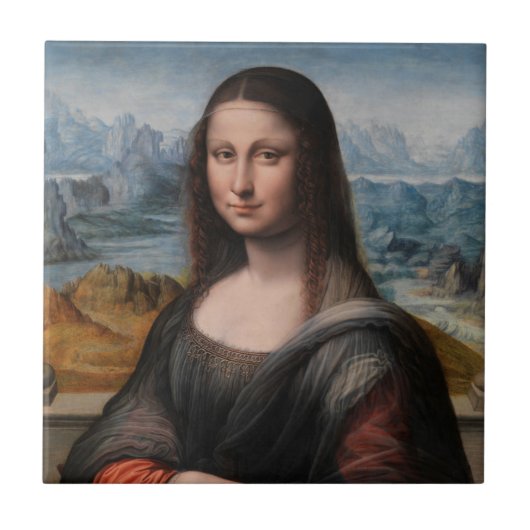 Leonardo da Vinci | Mona Lisa Tegeltje (Voorkant)