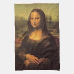Leonardo Da Vinci' Mona Lisa Theedoek