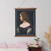 Leonardo Da Vinci Portrait Young Lady Famous Art