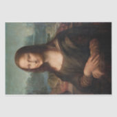 Leonardo da Vinci Portret van de Mona Lisa Decoupa Tissuepapier (Voorkant)