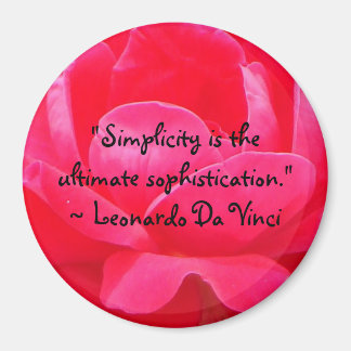 Leonardo Da Vinci Quote Magnet Magneet