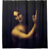 Leonardo da Vinci – Saint John the Baptist Douchegordijn (Voorkant)