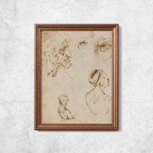 Leonardo Da Vinci schetst beroemde kunst