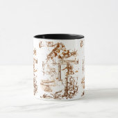 Leonardo Da Vinci schetste de koffie mok (Midden)