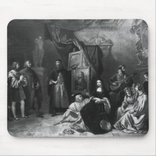 Leonardo da Vinci schildert de Gioconda Muismat