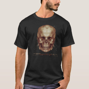 Leonardo Da Vinci Skull T-shirt