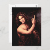 Leonardo da Vinci - St John the Baptist Briefkaart (Voorkant / Achterkant)