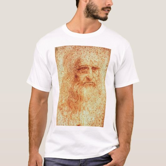 Leonardo da Vinci T-shirt (Voorkant)